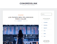 Tablet Screenshot of congresslink.org
